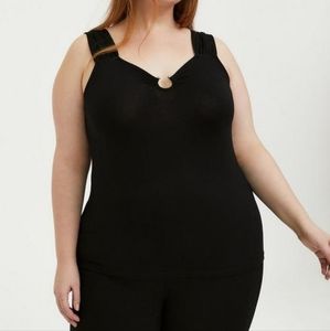 Torrid Size 1 Super Soft U-Bar Tank